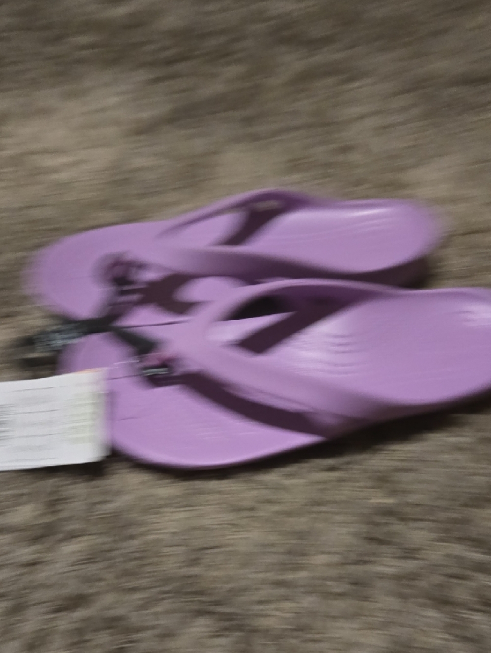 CROCS Lavender Purple Women's Flip Sandals - Picture 4 of 7
